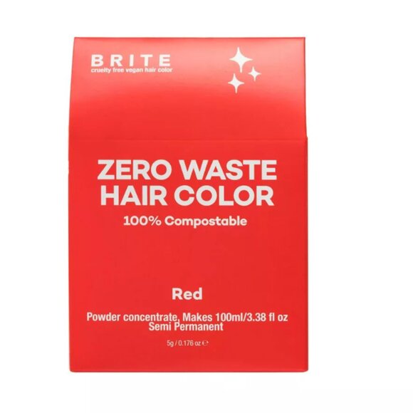 BRITE Instant Color Zero Waste Temporary Hair Color - 0.176oz Red - Picture 7 of 9